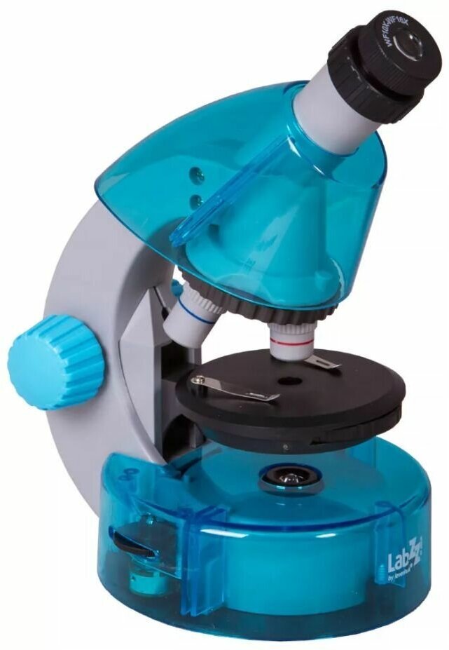 Микроскоп LEVENHUK LABZZ M101 AZURE 40-640 крат, лазурь