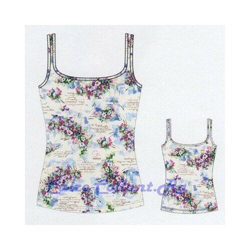 Майка  Innamore, прилегающий силуэт,  однотонная,  размер 2, мультиколор