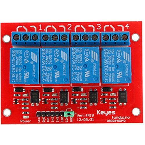 Конструктор Радио КИТ 4-х канальное реле RA003