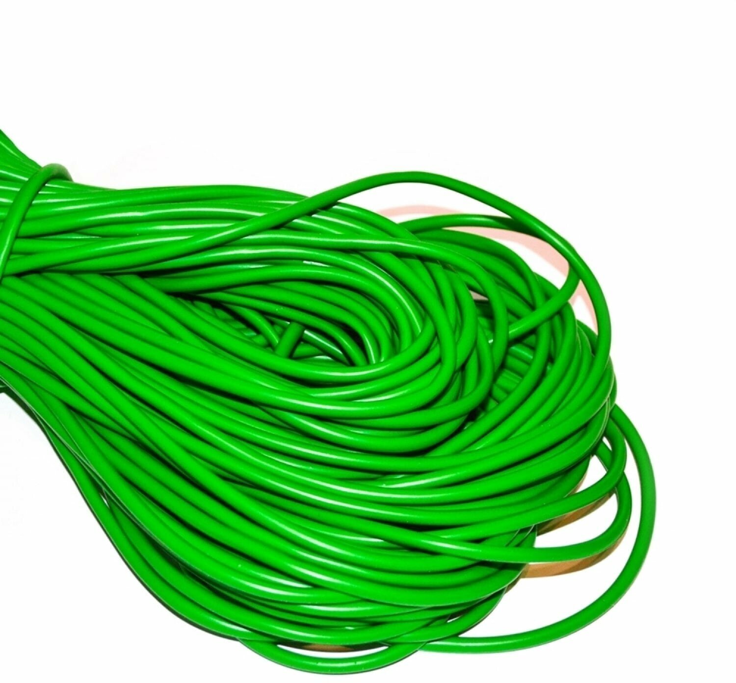 Кембрик - агротрубка ПВХ для подвязки 3 мм. 500м. 3кг / Веревка шнурок для подвязки растений - фотография № 4