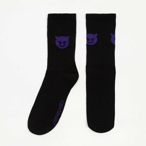 фото Мужские носки kaftan, 1 пара, классические, размер 27-29 см (41-44), черный