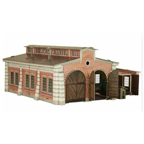 Паровозное депо Модель для сборки 187 У305 1275₽