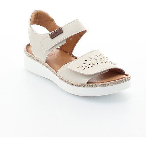 фото Босоножки tofa женские летние, размер 39, цвет бежевый, артикул 501565-7 тофа