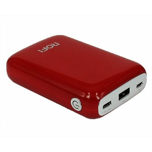 Внешний аккумулятор Power Bank 10000 mAh Rofi MPB10 красный 184600₽