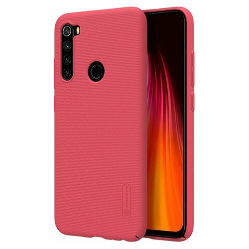 фото Чехол для xiaomi redmi note 8 nillkin super frosted shield (red/красный)