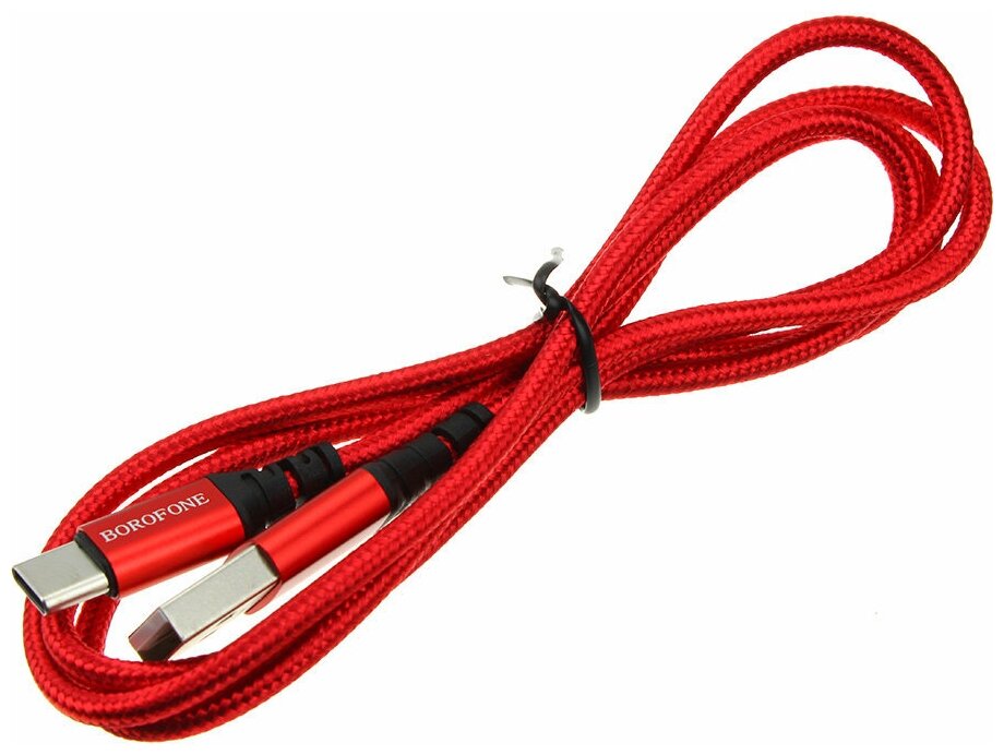 Дата-кабель Borofone BX54 USB-Type-C 1 м красный