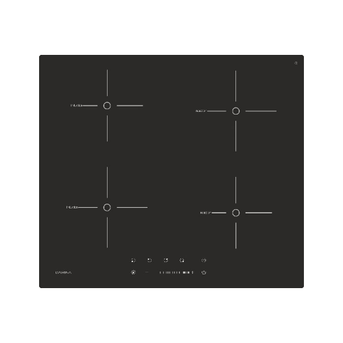 Индукционная варочная поверхность DARINA PL EI313 B, черный варочная панель darina 5p ei313 b