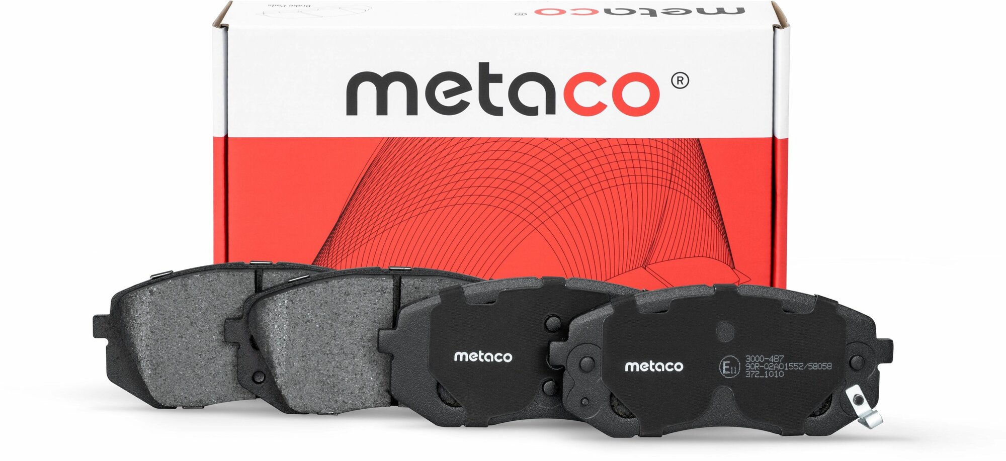 Колодки тормозные передние к-кт Metaco 3000-487