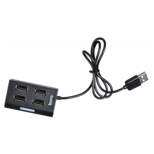 Разветвитель USB 20 Buro BU-HUB4-U20 4порт черный 56500₽