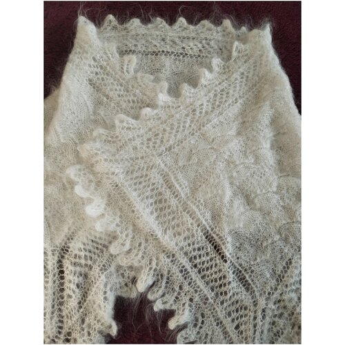 фото Шарф натуральный из козьего пуха россия