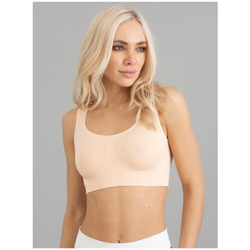 фото Топ giulia top classic размер l/xl, peach nougat (оранжевый)