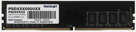 Изображение товара Оперативная память Patriot Memory DDR4 8Gb 2666MHz pc-21300 (PSD48G266681)