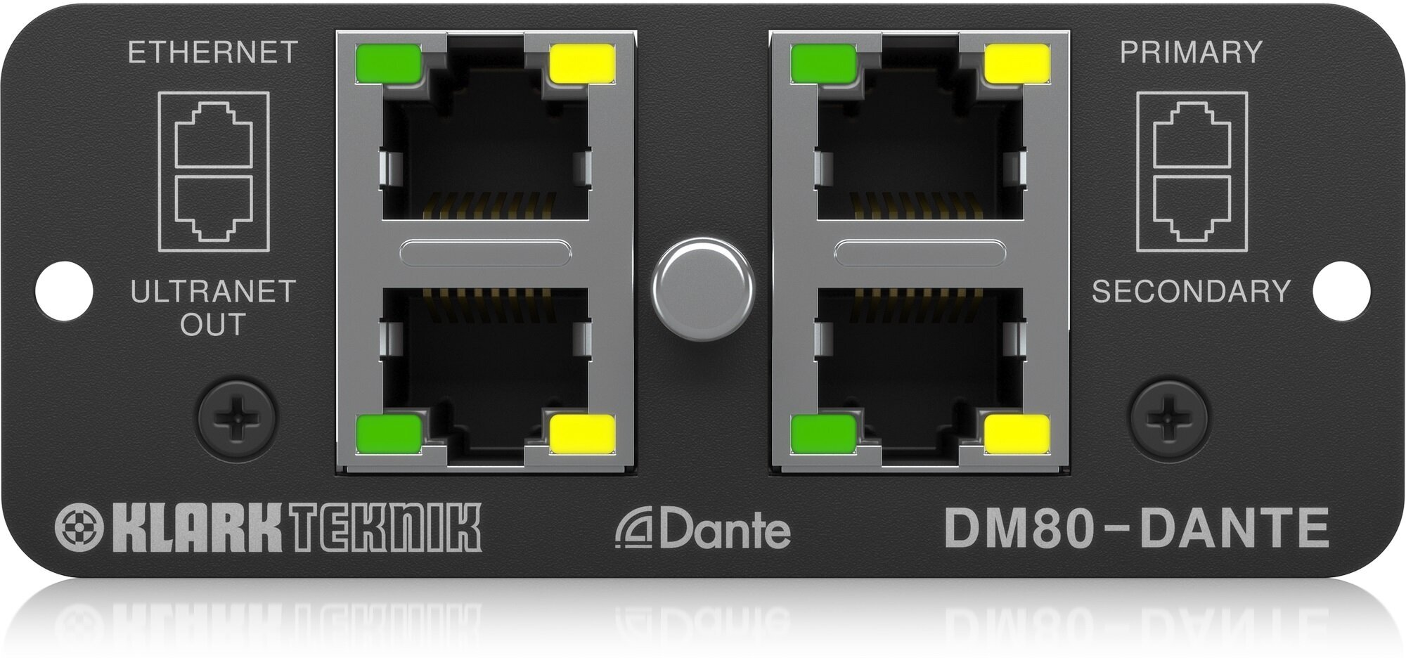 KLARK TEKNIK DM80-DANTE интерфейс DANTE 16 I/O и ULTRANET 16 OUT для DM8000