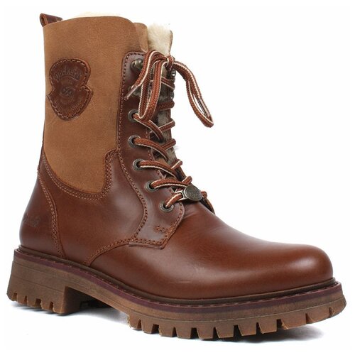 фото Ботинки берцы dockers , размер 37 , коньяк