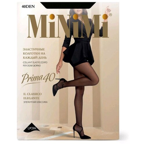 Миними(Minimi). Колготки PRIMA 40 (шортики) nero 2 (S)