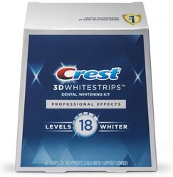 Crest отбеливающие полоски 3D White Professional Effects, 40 шт.