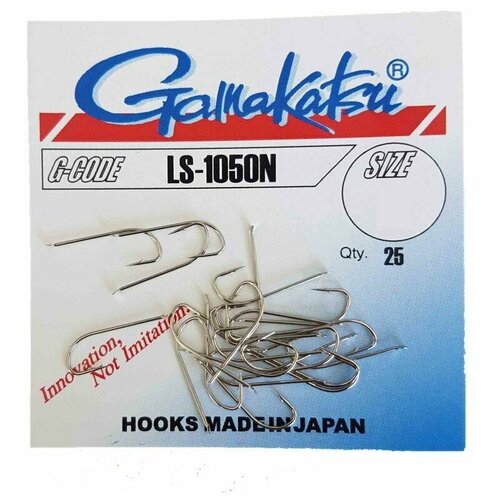 фото Крючок gamakatsu hook ls-1050n (nickel) №08