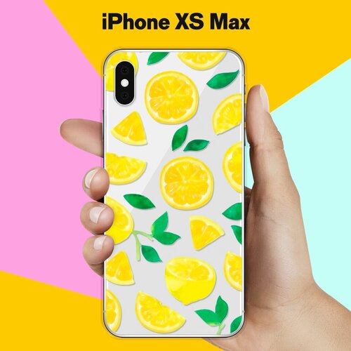 Силиконовый чехол Лимон на Apple iPhone Xs Max силиконовый чехол на apple iphone xs max эпл айфон икс эс макс прозрачный