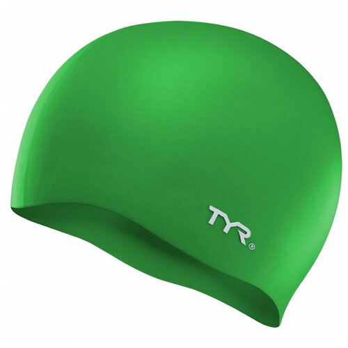 Шапочка силиконовая TYR Wrinkle Free Silicone Cap, цвет 310 (Green)