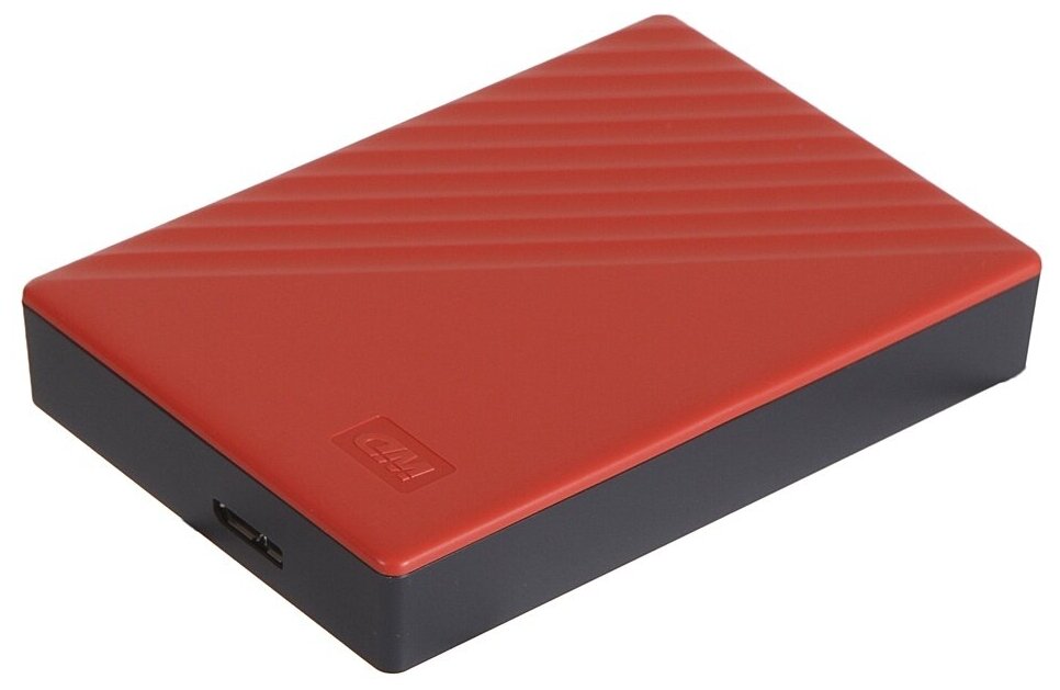 Внешний жесткий диск WESTERN DIGITAL 2.5' 4.0Tb USB 3.0 WD My Passport WDBPKJ0040BRD-WESN Red