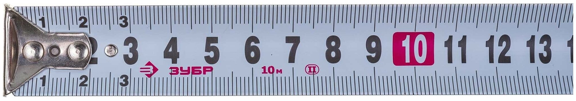 Измерительная рулетка ЗУБР 34055-10-25_z02, 25 мм х10 м - фотография № 6