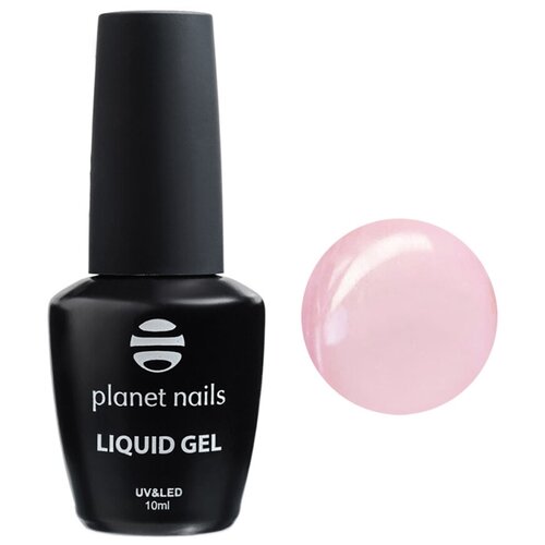 Гель моделирующий во флаконе Liquid gel Pastel Pink Planet nails 10 мл арт.11355