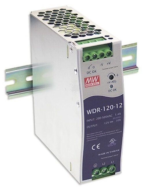 Источник питания AC/DC Mean Well WDR-120-12 120Вт