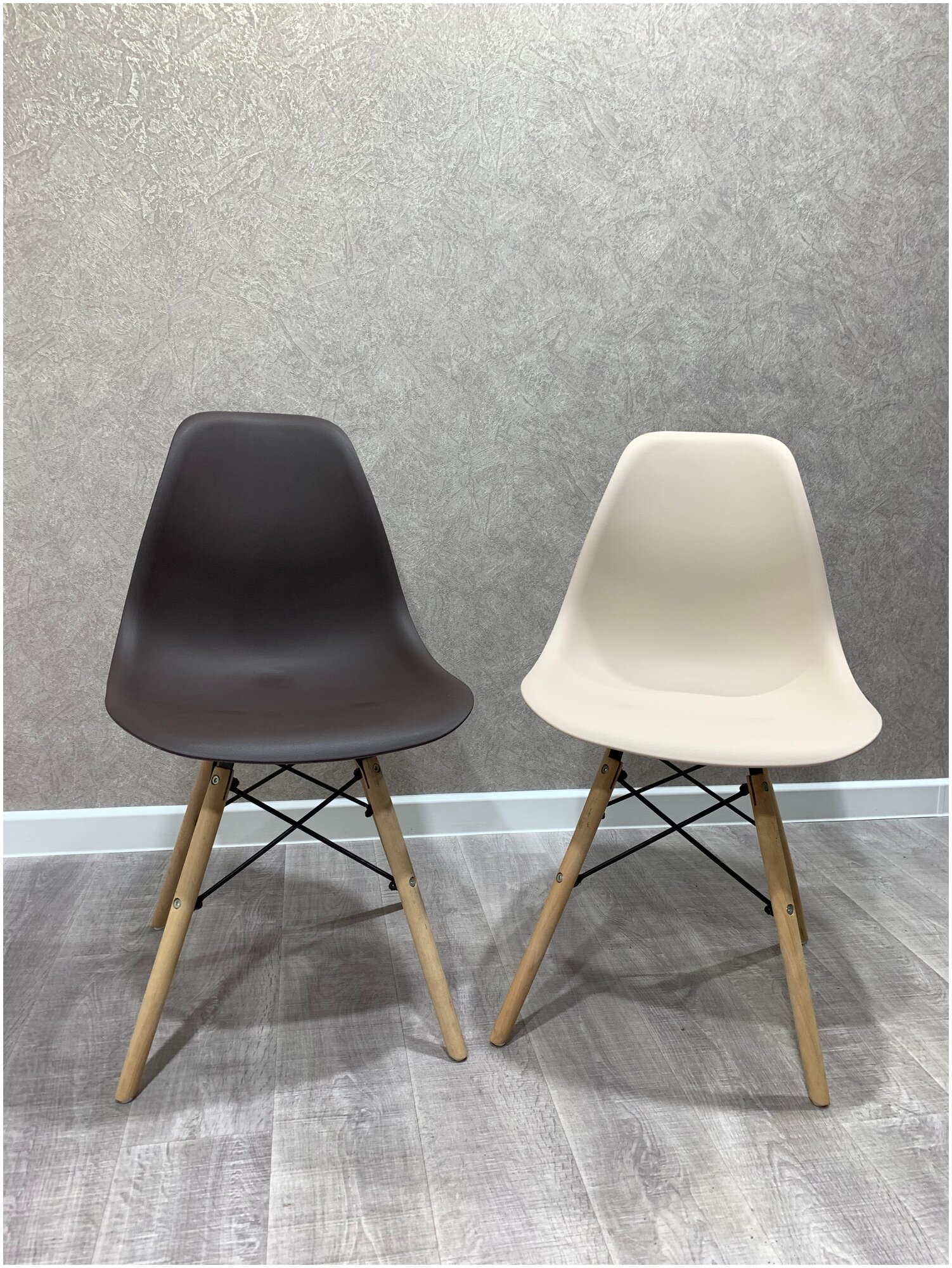 Комплект из 2 стульев EAMES BMH-A305 (Латте) - фотография № 7