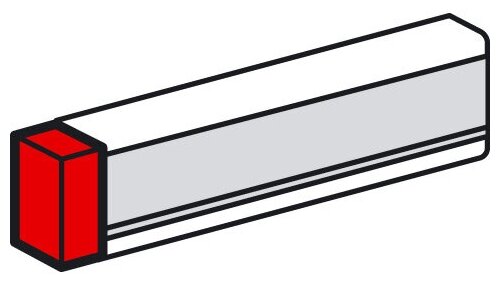 Legrand Metra Заглушка торцевая 85x50 мм