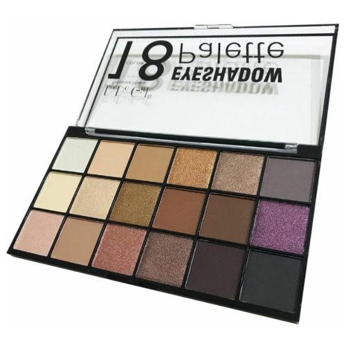 Тени для век EYESHADOW Palette 02 DoDo Girl 18 цветов