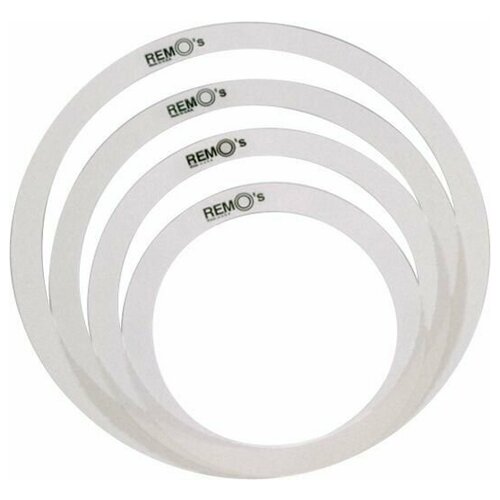 Кольца наклейки на пластики барабанов REMO RO-0246-00 10-12-14-16 Rem-O-Ring Pack