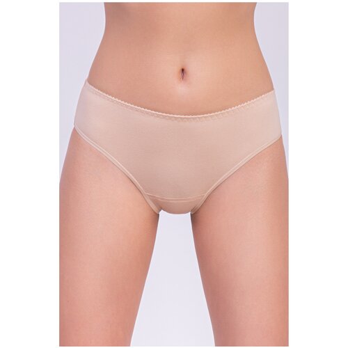 фото Milavitsa трусы кюлот со средней посадкой basic, размер 114, нюд