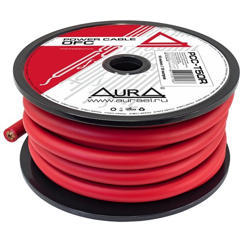 PCC-T50R_Кабель силовой, TOFC, 0AWG 50мм2, 10м катушка, т.красный