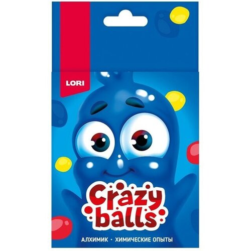 Химические опыты. Crazy Balls «Жёлтый, синий и красный шарики»