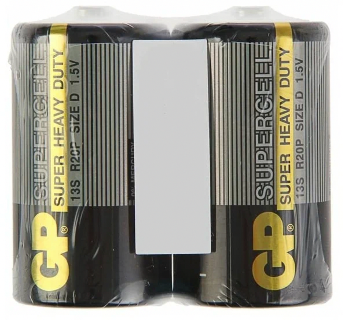 GP - Батарейка Supercell Super Heavy Duty 13S R20P Size D 1,5V 2 шт