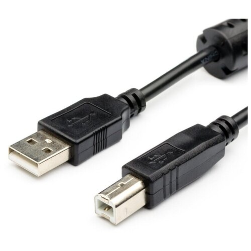 Atcom / Кабель для принтера AM - BM AT5474 1.5м черный кабель atcom usb 0 8 m am bm феррит