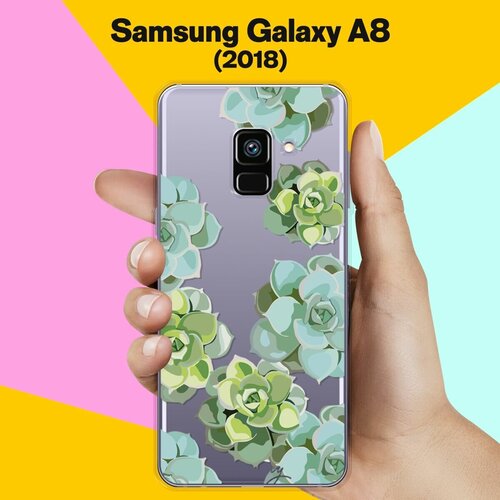 силиконовый чехол флаг мексики 2 на samsung galaxy a8 2018 самсунг галакси а8 2018 Силиконовый чехол на Samsung Galaxy A8 (2018) Молодило / для Самсунг Галакси А8 2018