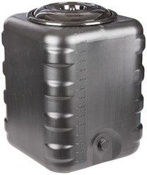 Бак для душа 150 литров квадратный (черный) М6463, бак для хранения воды, бак для полива