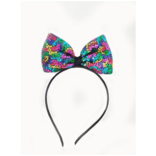 Ободок Бант пайетки