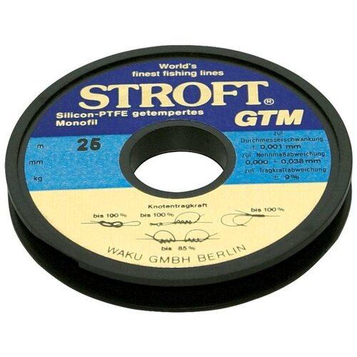 леска для рыбалки stroft gtm ice 0 10mm 30m 3 штуки Леска для рыбалки Stroft GTM 0,08mm 25m