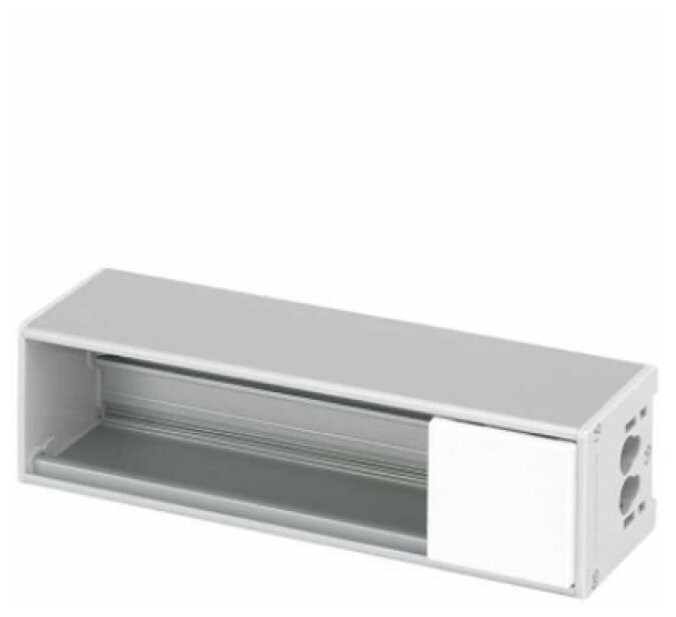 Офиблок Compact из алюминия на 3 механизма K45 белого цвета Simon K45 KFC103-9