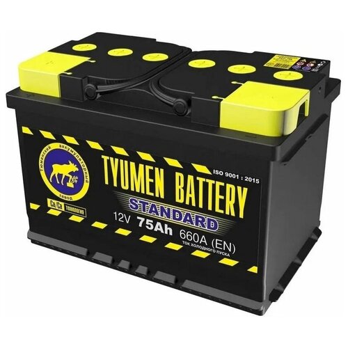 Аккумулятор TYUMEN BATTERY STANDARD 75 А. ч, Обратная полярность