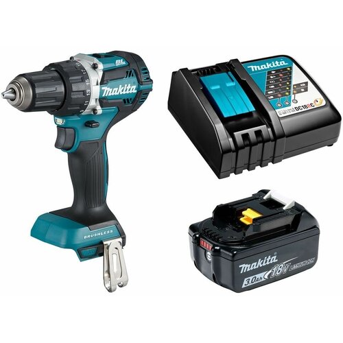 Дрель-шуруповерт аккумуляторная 54Нм 18В LXT Li-Ion 1x3Ач Makita DDF484RF 2166000₽
