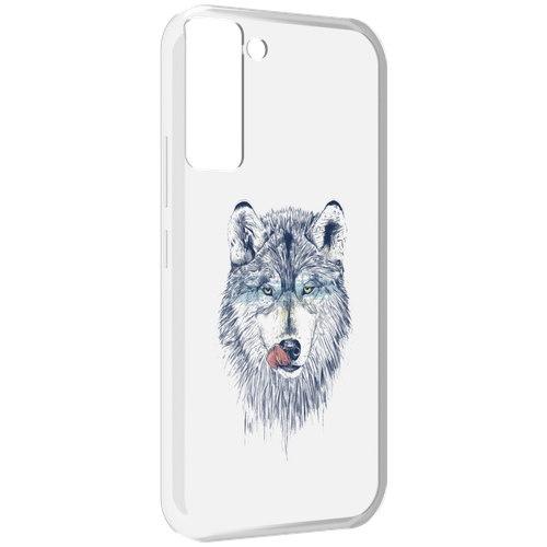 Чехол MyPads голодгый волк для Tecno Pop 5 LTE / Pop 5 Pro задняя-панель-накладка-бампер