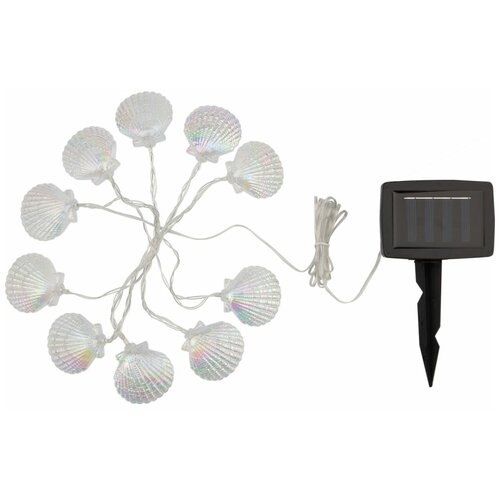 Каскад Lamper Хранитель жемчужины, LED, на солнечной батарее, 4 м, холодный белый