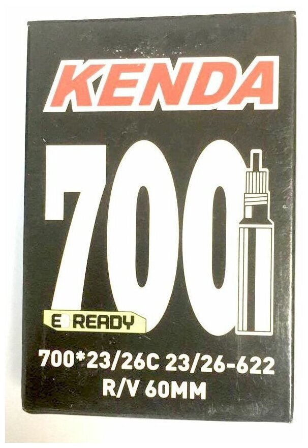 Камера велосипедная 28"/700 спорт 60мм 5-511491 (новый арт. 5-516490) "узкая" (700х18/25C) KENDA