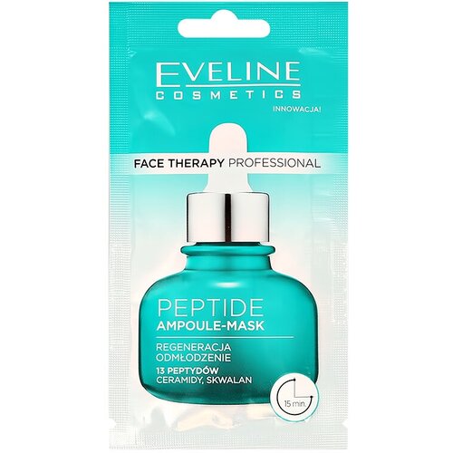 Маска для лица `EVELINE` FACE THERAPY PROFESSIONAL с пептидами 8 мл eveline cosmetics экспресс удалитель кутикулы nail therapy professional 12 мл