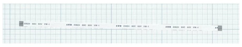Шлейф универсальный 10-pin, шаг 0.5мм, длина 20см — фото 1