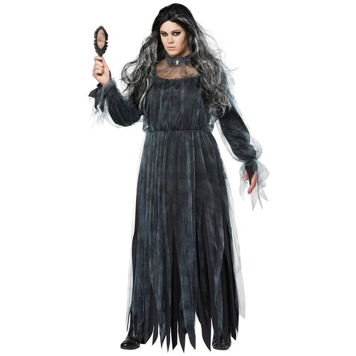 фото Костюм кровавая мэри взрослый california costumes plus 1xl (52-54) (платье, камея, искусственное зеркало)