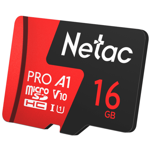 Карта памяти Netac MicroSD card P500 Extreme Pro 16GB, retail version w/SD adapter карта памяти mirex microsdhc class 10 uhs i u1 sd adapter 32 gb чтение 104 mb s запись 45 mb s адаптер на sd